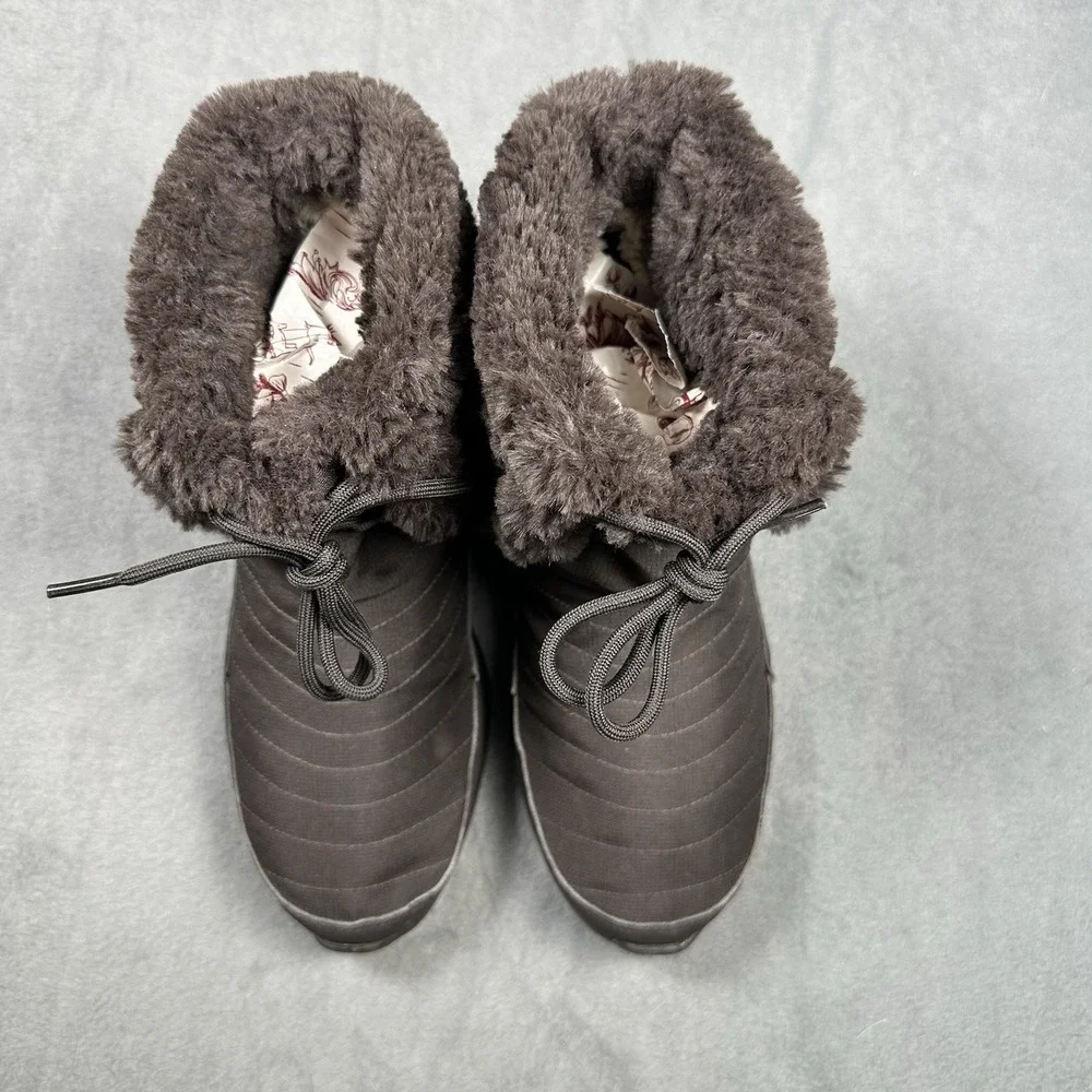 Nike Kaishi Winter High Sneaker Boots Women's 8 Brown Faux Fur Lined 807195-262